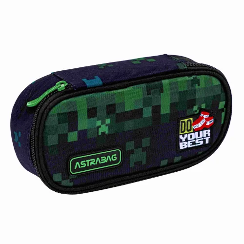 Piórnik z motywem pikseli dla dzieci na przybory szkolne Astra do Your Best na Arena.pl