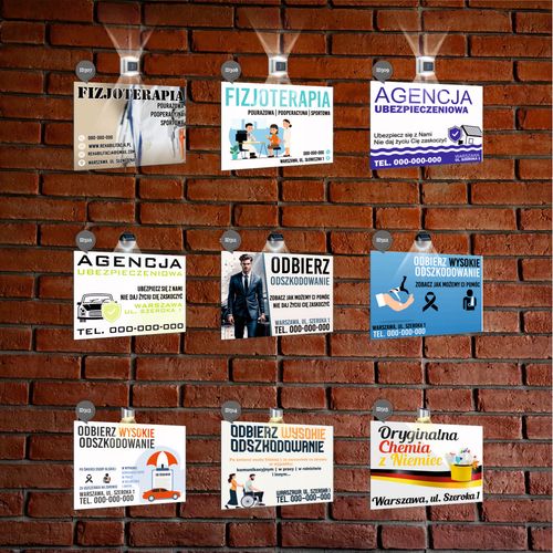 nadruk UV TABLICZKA reklamowa z lampką SZYLD 40x30 dibond SALA BANKIETOWA na Arena.pl