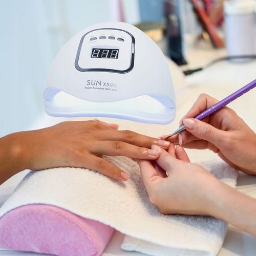 LAMPA DO PAZNOKCI SUN X5 MAX UV LED DO HYBRYD ŻELI MOCNA 80W HYBRYDY na Arena.pl