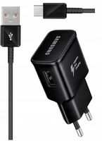 ORYGINALNA ŁADOWARKA SIECIOWA SAMSUNG SZYBKA 2A + KABEL USB-C 1,5M