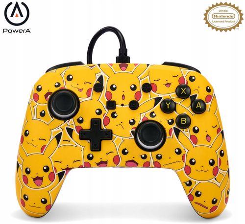 Gamepad Kontroler do Nintendo Switch PowerA Enhanced Pikachu Moods na Arena.pl