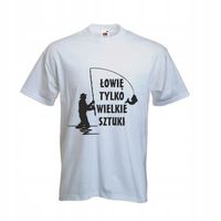 KOSZULKA T-SHIRT dla wędkarza ŁOWIĘ WIELKIE SZTUKI