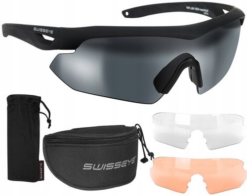 SWISSEYE Balistyczne OKULARY Taktyczne NIGHTHAWK Czarne Smoke na Arena.pl