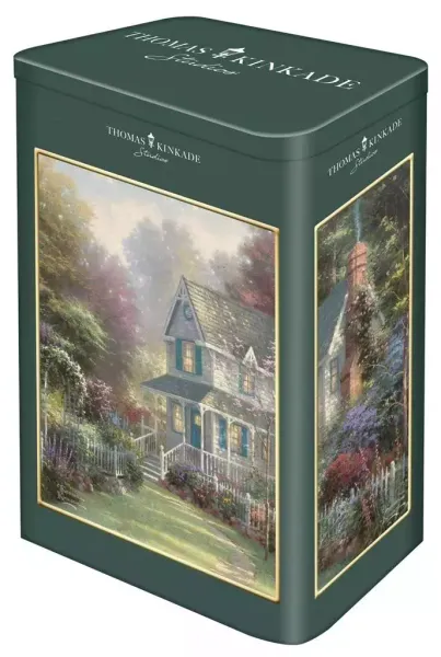 Puzzle 500 Thomas Kinkade Ogród wiktoriański zdjęcie 1