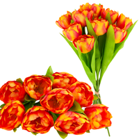 TULIPANY BUKIET KWIATY SZTUCZNE BUKIETY TULIPANÓW SZTUCZNYCH DO STROIKA