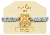 Bransoletka z imieniem psa NATU grawer hand made