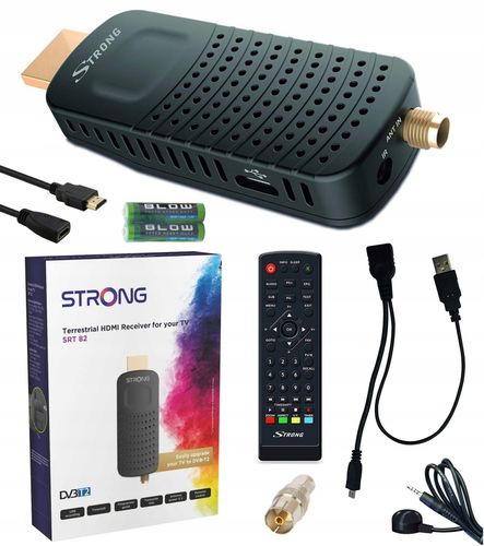 Dekoder tuner STRONG SRT82 FullHD DVB-T2 H265 HEVC na Arena.pl
