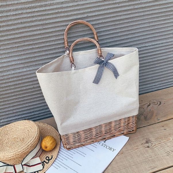 EKOLOGICZNA TORBA, KOSZYK NA ZAKUPY PIKNIK POJEMNA zdjęcie 11