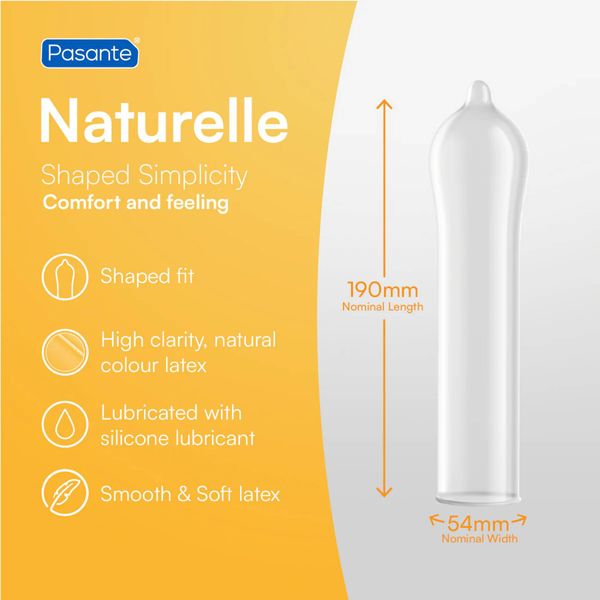 Pasante Naturelle Condoms 3 Pcs zdjęcie 3