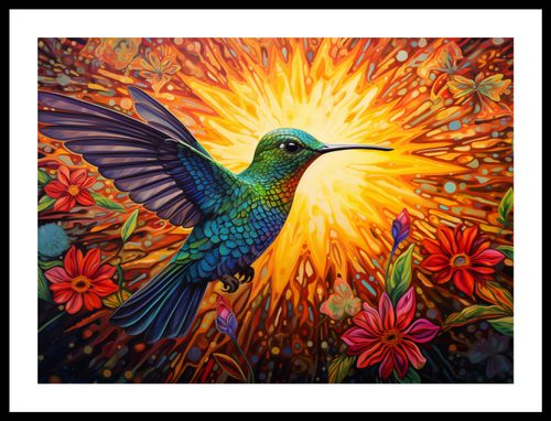 Plakat 55x40cm Koliber Barw na Arena.pl