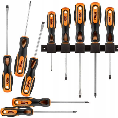 NEO KOMPLET WKRĘTAKÓW ŚRUBOKRĘTÓW ZESTAW 5 SZTUK MAGNES + UCHWYT 04-192 na Arena.pl