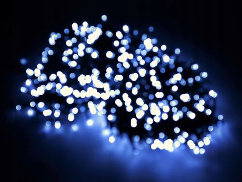 LAMPKI CHOINKOWE 800 LED TIMER ATEST ZEWNĘTRZNE NA CHOINKĘ CHOINKA BIAŁE na Arena.pl