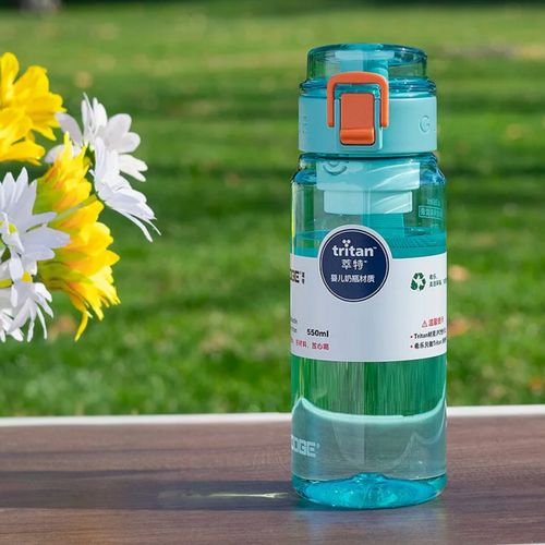 BUTELKA NA WODĘ BIDON 550 ML Z MIARKĄ NA NAPOJE BPA FREE DO SZKOŁY TRITAN na Arena.pl