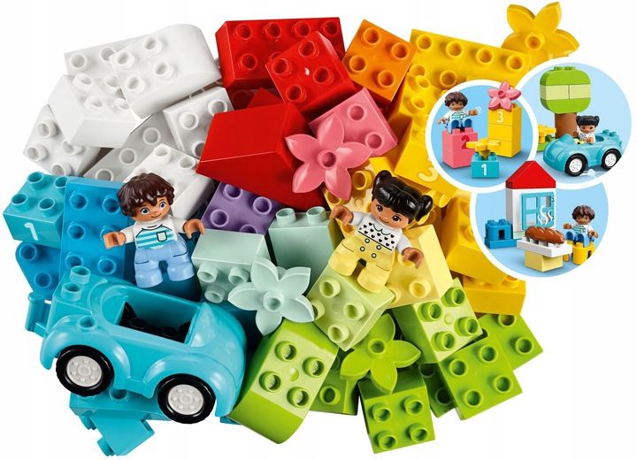 LEGO DUPLO 10913 Skrzynka klocków Pudełko KLOCEK + Torba LEGO na prezent zdjęcie 5