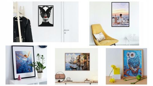 Zestaw do malowanie po numerach iPicasso 40x50 cm na ramie na Arena.pl