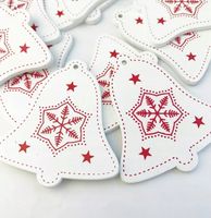 DREWNIANE ZAWIESZKI Bombki DZWONECZKI na choinkę Święta Bożego Narodzenia