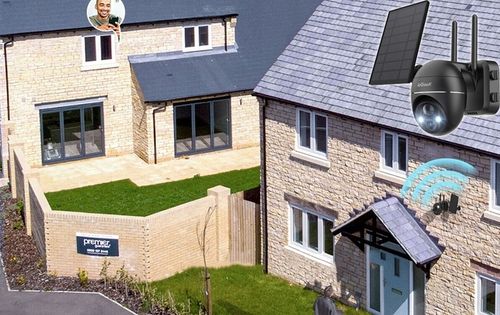 2X ZEWNĘTRZNA KAMERA WIFI SOLARNA OBROTOWA NA BATERIE Z PANELEM SOLARNYM na Arena.pl