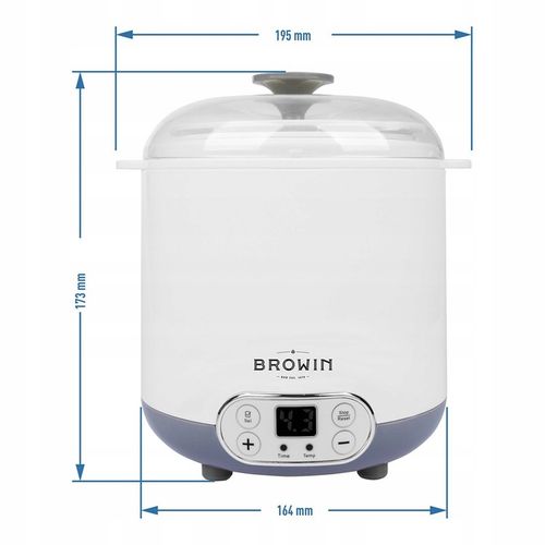 SERO-JOGURTOWNICA Z TERMOSTATEM BROWIN 1,5l 801013 na Arena.pl