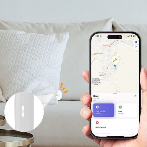 Lokalizator GPS Life Tag MiLi IOS APPLE do plecaka kluczy bagażu dla psa na Arena.pl