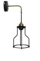 Kinkiet Marcia matowy czarny/antyczny br