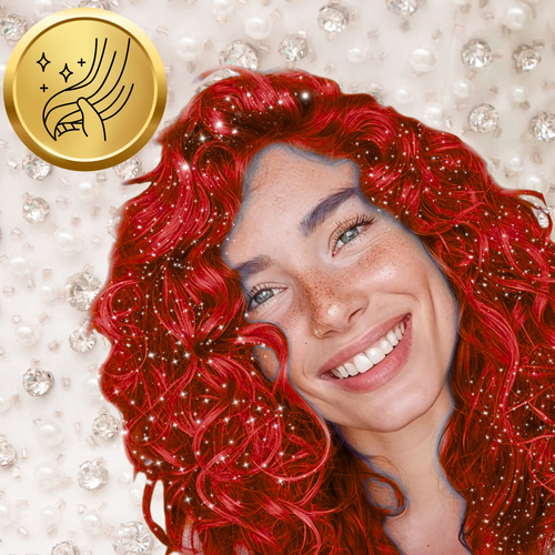 koloryzujący spray do włosów lakier czerwony brokat 250 ml na Arena.pl