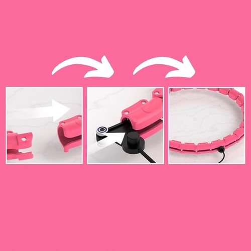 HULA HOP Z OBCIĄŻENIEM Odchudzające Obciążnikiem Smart z Wypustkami HULAHOP na Arena.pl