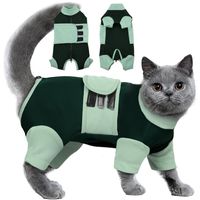 Kamizelka Uspokajająca dla Kota Przeciwlękowe Body Zielony Rozmiar L