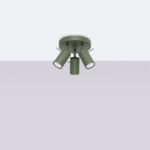 Plafon RING 3P zielony oliwkowy na Arena.pl