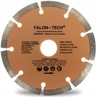 Tarcza diamentowa FALON-TECH 125x22,2mm segmentowa do betonu cegły