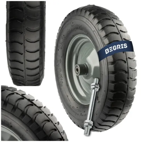 KOŁO KÓŁKO DO TACZKI TACZEK 4.00-8 400-8 400x8 8PR MOCNE Z DĘTKĄ na Arena.pl