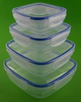 ZESTAW 4 POJEMNIKÓW HERMETYCZNYCH ŻYWNOŚCI KOMPLET