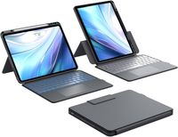 Etui na iPad Air 13” / Pro 12,9” CHESONA DD1209-GY-DE-B z klawiaturą szare