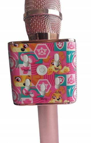 PSI PATROL MIKROFON BEZPRZEWODOWY KARAOKE BLUETOOTH SKYE PAW PATROL na Arena.pl