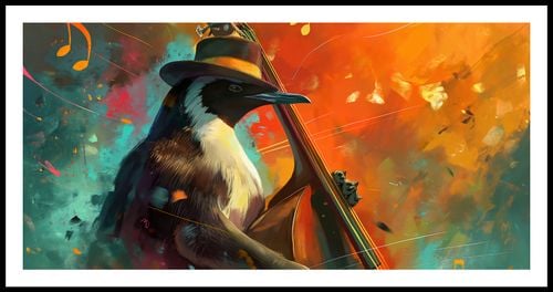 Plakat 91,3x44,5cm Pingwinia Nuta na Arena.pl