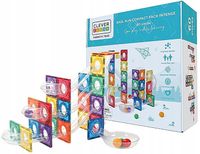 CLEVERCLIXX KLOCKI MAGNETYCZNE TOR WYŚCIGOWY KULODROM BALL RUN 60 EL.