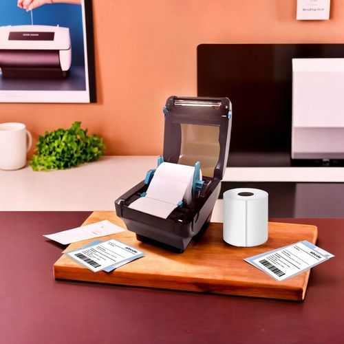 Drukarka Termiczna Etykiet Kurierskich Samoprzylepnych WiFi Bluetooth USB na Arena.pl