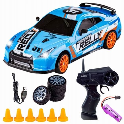 Samochód Zdalnie Sterowany RC 4x4 Auto Na Pilota Do Driftu Duży DRIFT LED na Arena.pl