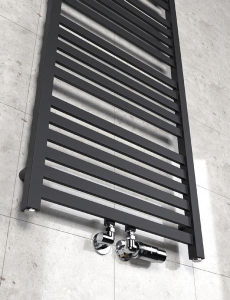 Grzejnik łazienkowy ROYAL-MIDDLE 1550x530 CZARNY zdjęcie 6