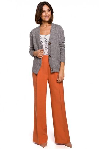 Sweter Kardigan Model S221 Grey - Style  S/M na Arena.pl