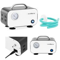 pompa próżniowa laboratoryjna z manometrem bezolejowa 10 l/min 20 w