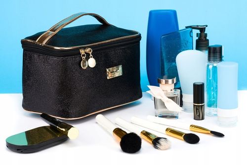 Kosmetyczka damska PETERSON na wyjazdy pojemny kuferek z uchwytem na Arena.pl