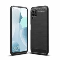 Pancerne etui Back Case Carbon do Huawei P40 Lite czarny