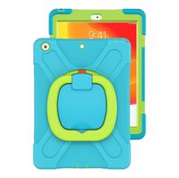 Pancerne Etui z Obrotową Podstawką do iPad 9.7 Cala 2017/18 Niebieskie