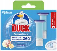 DUCK FRESH DISCS KRĄŻEK DO WC MORZE 2 X 36 ML