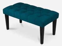 Ławka Pikowana Trapez Tapicerowana bench4home Pufa Ławeczka Przedpokój