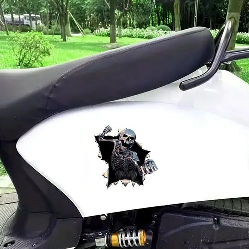 Naklejka Wlepa na Samochód Śmierć Kościotrup Na Auto Masz Problem? Tuning na Arena.pl