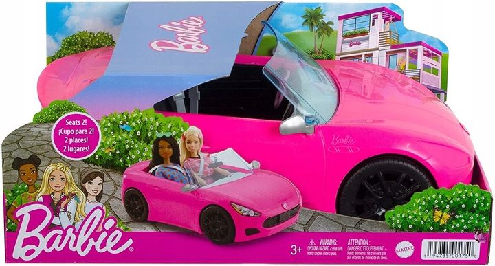 BARBIE AUTO RÓŻOWY KABRIOLET SAMOCHÓD DLA LALEK zdjęcie 9