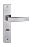 KLAMKA DRZWIOWA MONDO 72MM WC KOLOR NIKIEL