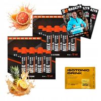 nowmax NOX EXTREME SHOT ENERGETYCZNY 24x Egzotyczny 80ml + ISOTONIC DRINK