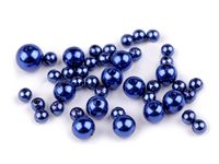 PEREŁKI PLASTIK GLANCE BŁĘKIT PRUSKI mix 5-10MM 30SZT